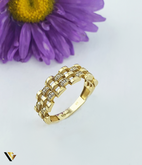 Inel Aur 14k, Zirconiu [1]