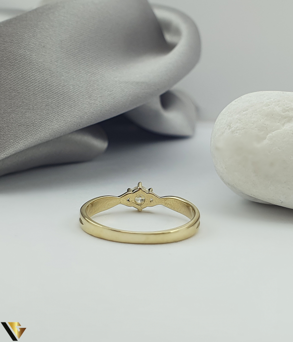 Inel Aur 14k, Zirconiu [4]