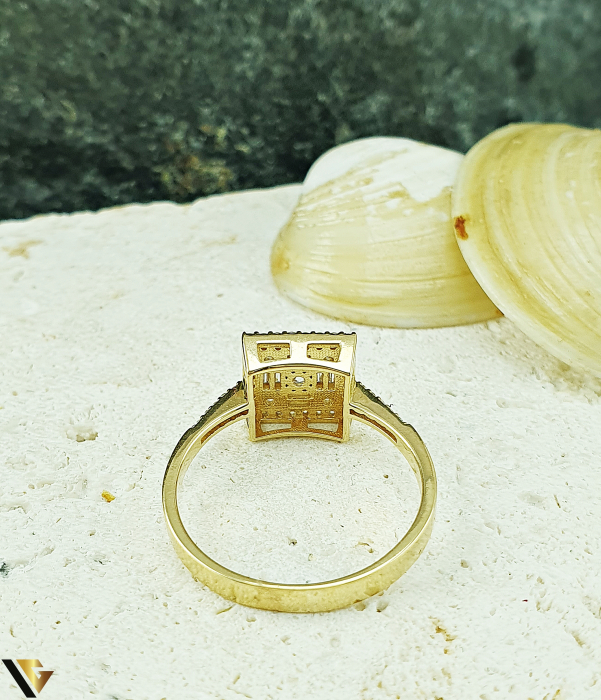 Inel Aur 14k, Zirconiu [4]