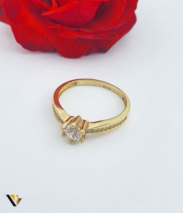 Inel Aur 14k, Zirconiu [2]