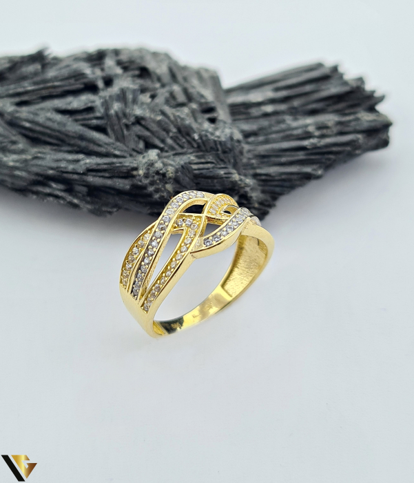 Inel aur 14k, Zirconiu [1]