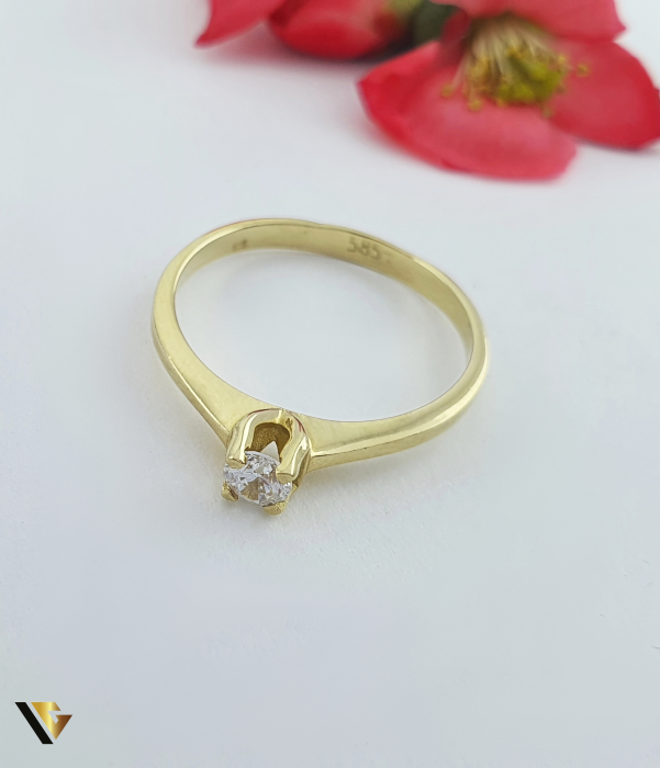 Inel Aur 14k, Zirconiu [2]