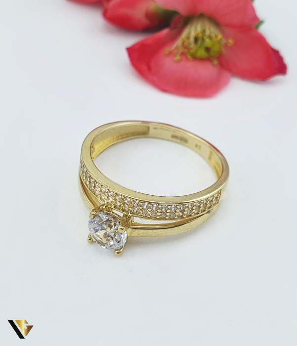 Inel Aur 14k, Zirconiu [2]