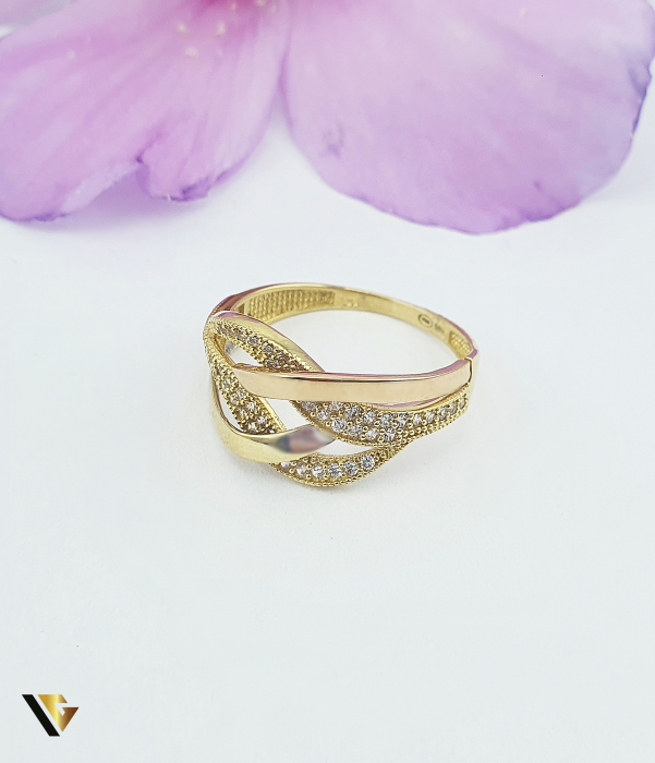 Inel Aur 14k, Zirconiu [2]