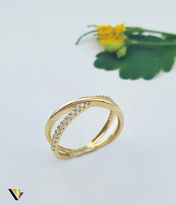 Inel Aur 14k, Zirconiu [1]