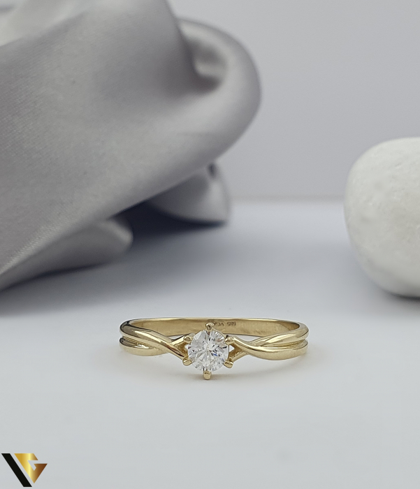 Inel Aur 14k, Zirconiu [3]