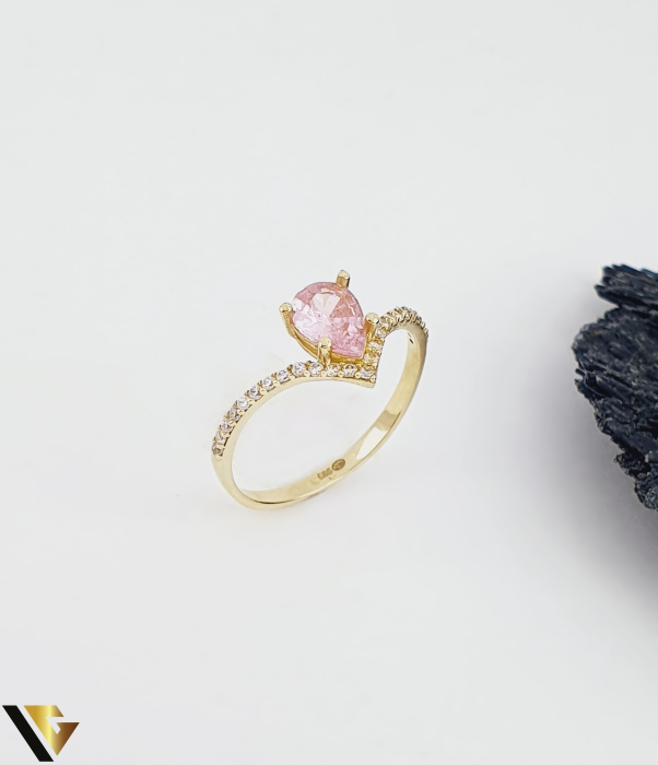 Inel Aur 14K, Zirconiu [1]