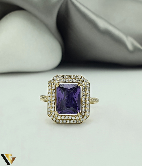 Inel Aur 14K, Zirconiu [3]