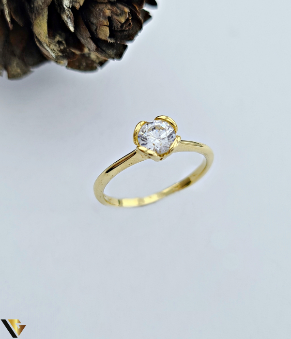 Inel Aur 14k, Zirconiu [1]