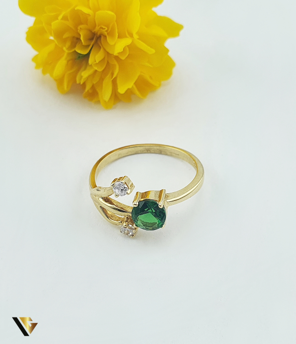 Inel Aur 14k, Zirconiu [2]
