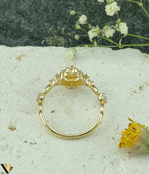Inel Aur 14k, Zirconiu [4]