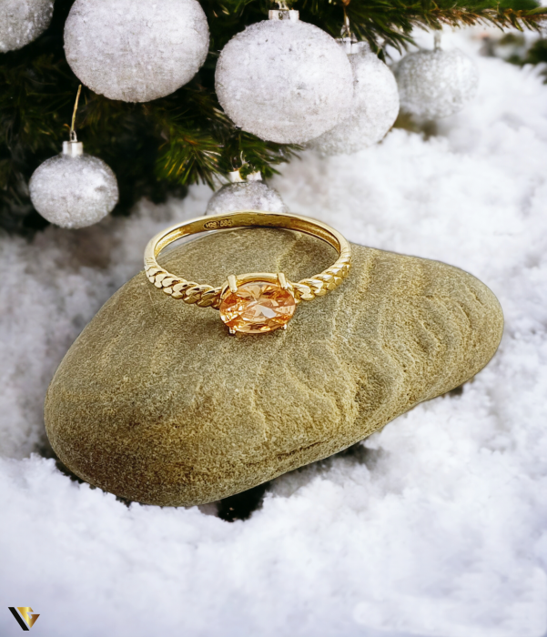 Inel Aur 14k , Zirconiu [3]