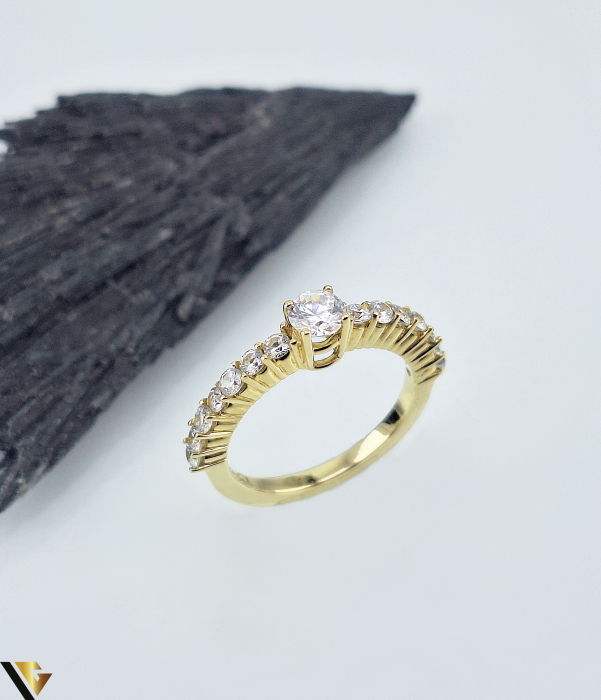 Inel Aur 14k, Zirconiu [1]