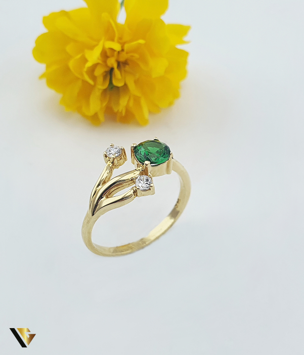 Inel Aur 14k, Zirconiu [1]