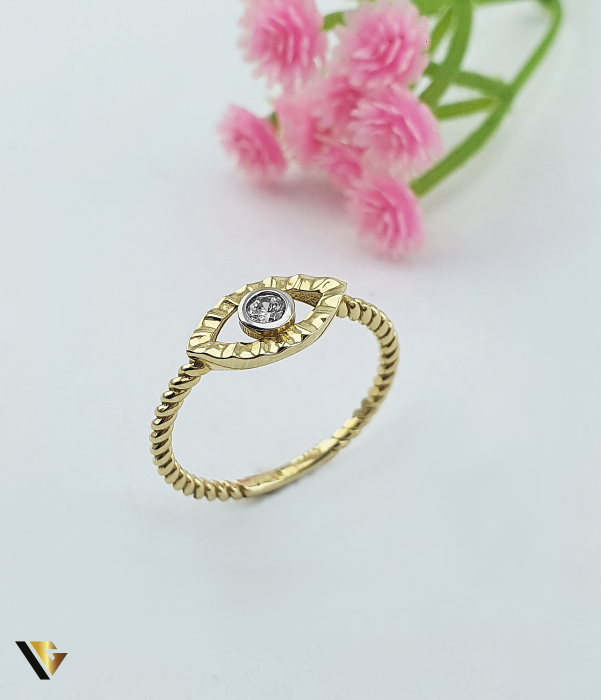 Inel Aur 14k, Zirconiu [1]