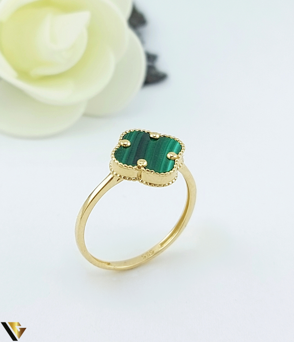 Inel Aur 14k , Malachit [1]