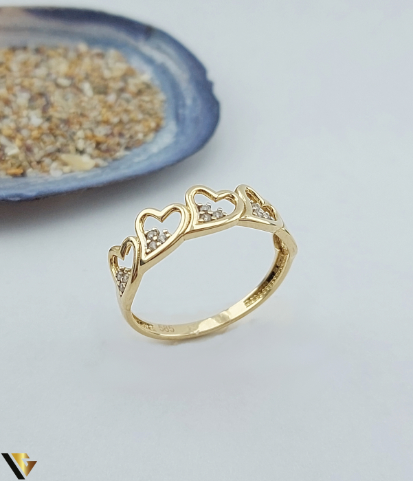 Inel Aur 14k , Zirconiu [1]