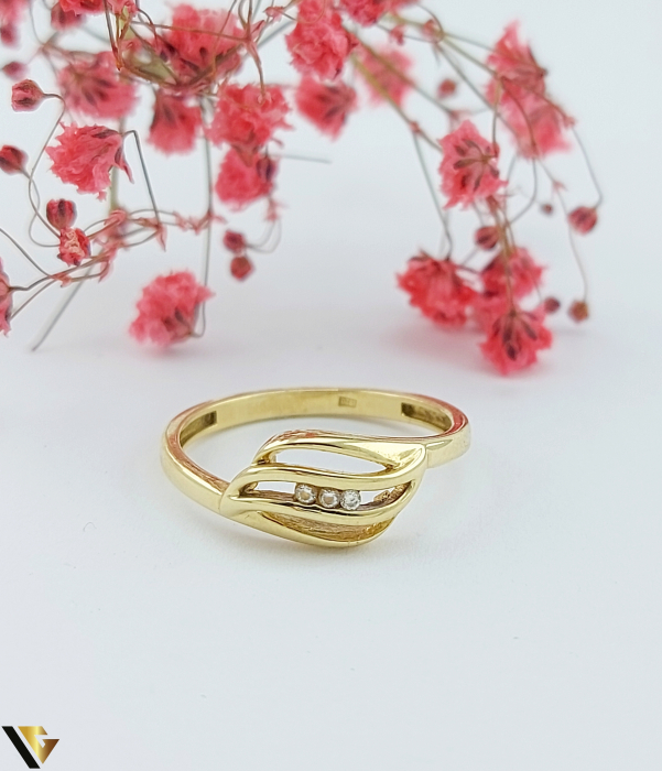 Inel Aur 14k , Zirconiu [2]