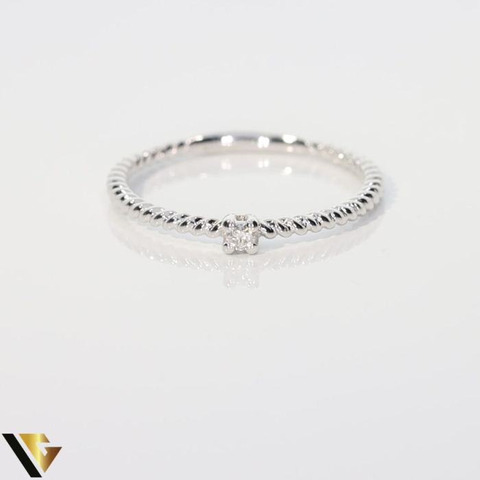 Inel Aur 18k, D iamante 0.03  ct [2]