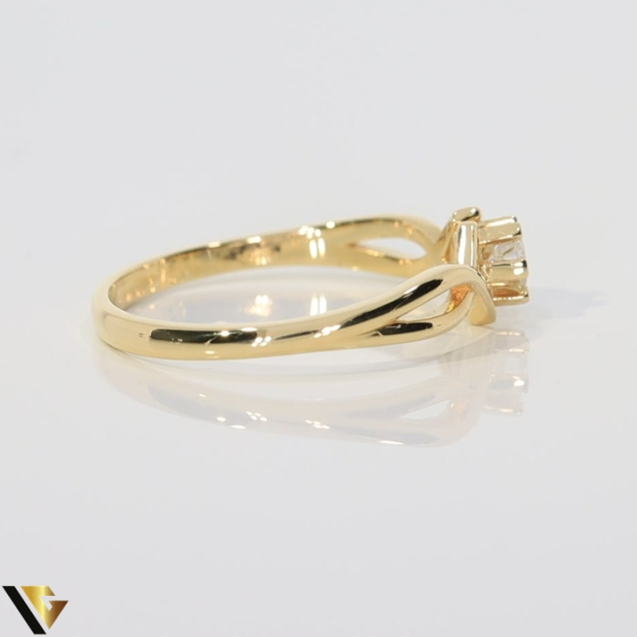 Inel Aur 18k, Diamant 0.15 ct [3]