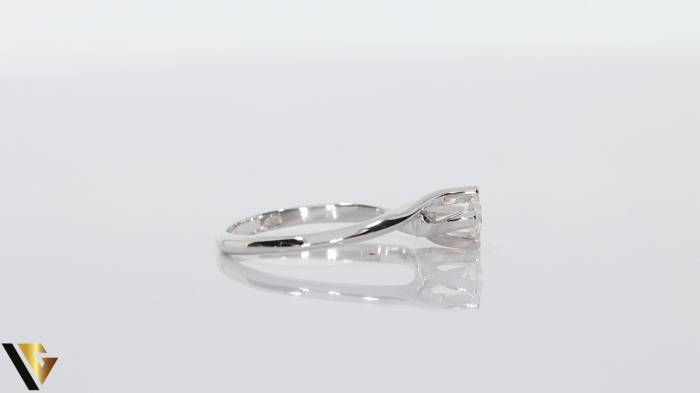 Inel Aur 18k, Diamant 0.18 ct [3]