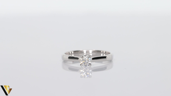 Inel Aur 18k, Diamant 0.31 ct [2]