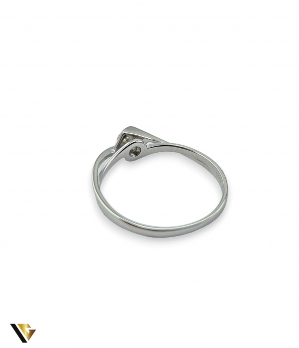 Inel Aur 18k, Diamant de  0.144 ct, 1.49 grame [2]