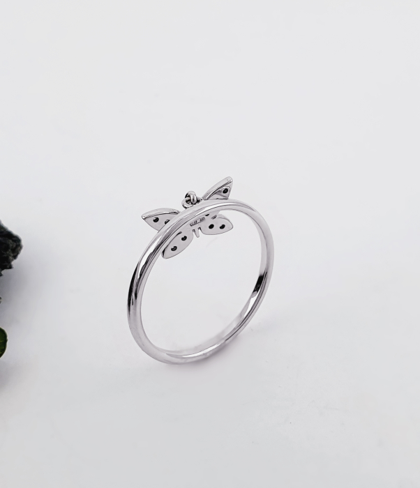 Inel Aur 18k, Diamante 0.05 ct [4]