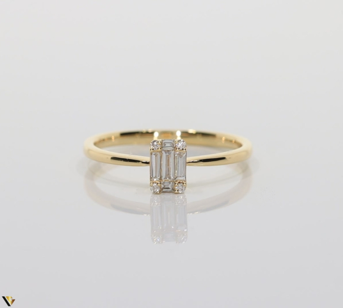 Inel Aur 18k, Diamante 0.18 ct [2]
