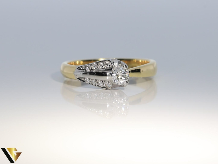 Inel Aur 18k, Diamante 0.25 ct [2]