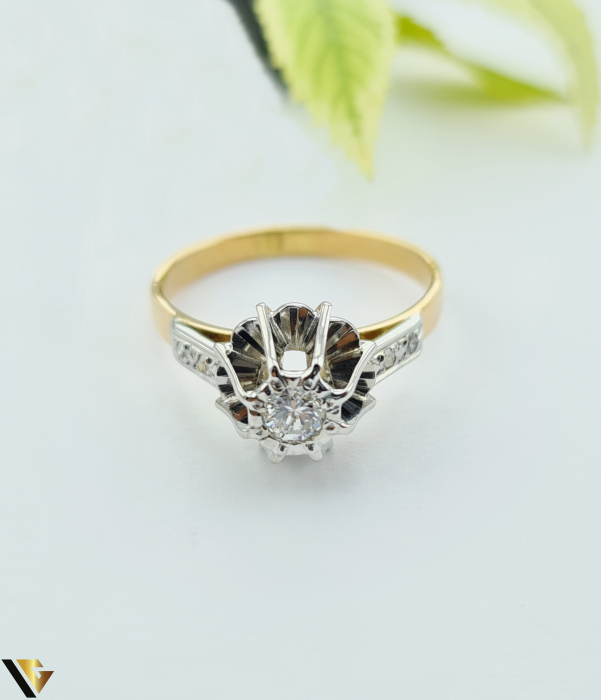 Inel Aur 18k, Diamante 0.26 ct [3]