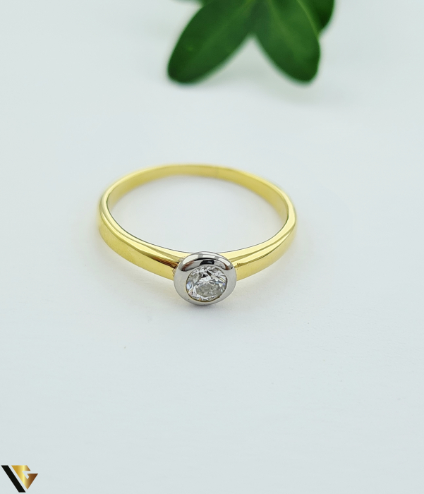 Inel Aur 18k, Diamante 0.30 ct [2]