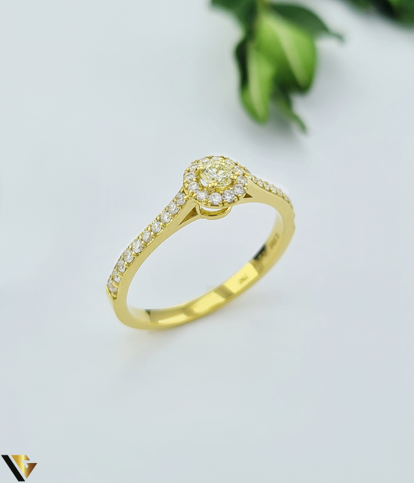 Inel Aur 18k, Diamante 0.31 [1]