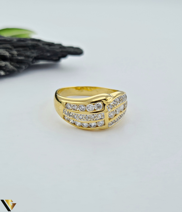 Inel Aur 18k, Diamante 0.45 ct [2]