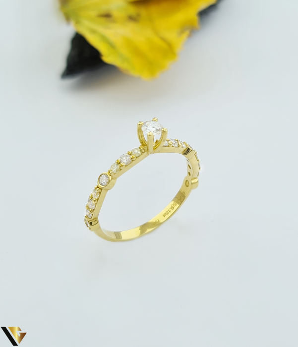 Inel Aur 18k, Diamante 0.46 [1]