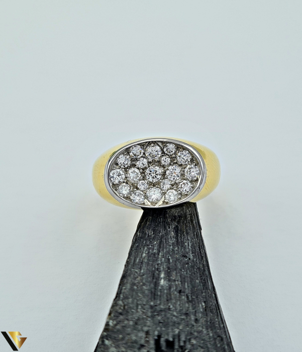 Inel Aur 18k, Diamante 0.77 ct [2]