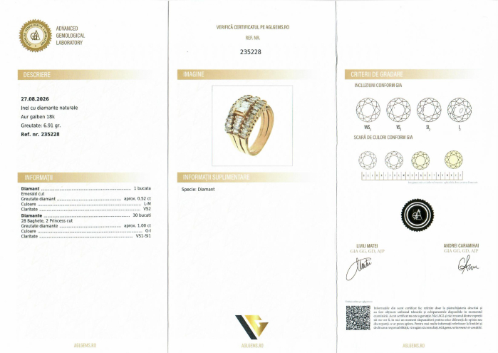 Inel Aur 18k, Diamante 1.52 ct [5]