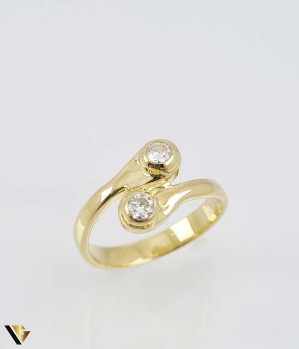 Inel Aur 18k, Diamante aprox. 0.20 ct [3]
