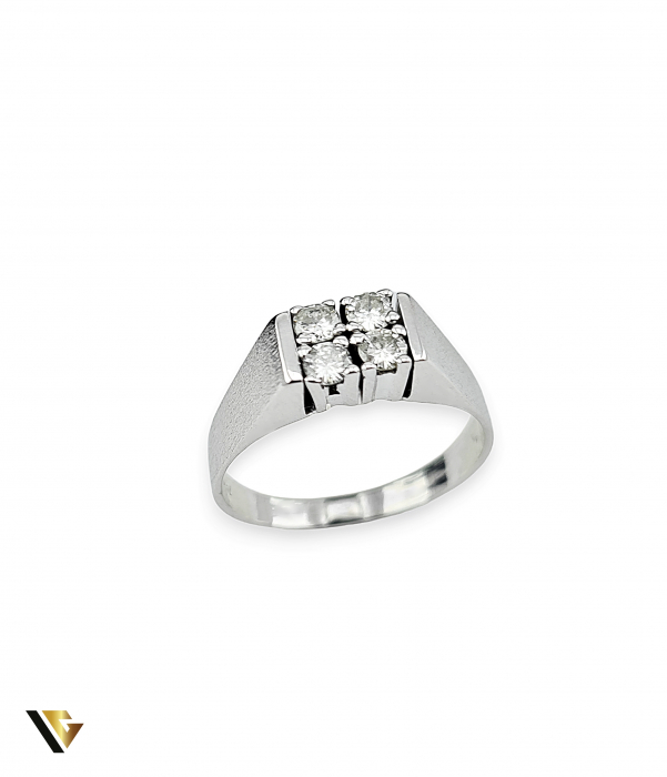 Inel Aur 18k, Diamante de aprox. 0.40 ct, 5.55 grame [4]