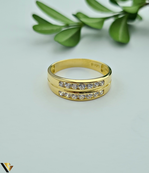 Inel Aur 18k, Zirconiu [2]