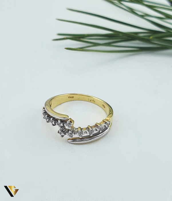 Inel Aur 18k, Zirconiu [2]