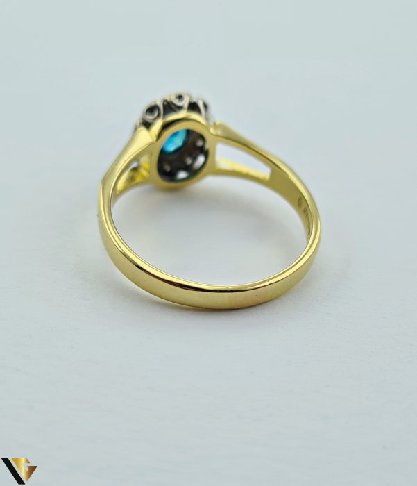 Inel Aur 18k, Zirconiu ,Diamante 0.77 ct [3]