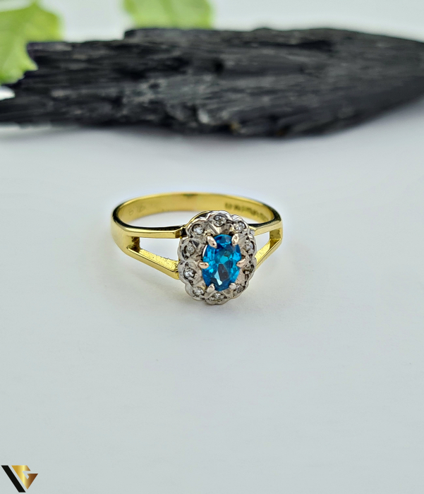 Inel Aur 18k, Zirconiu ,Diamante 0.77 ct [2]