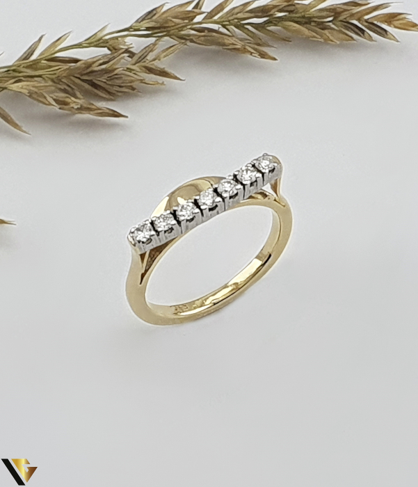 Inel Aur 14k, Diamante aprox. 0.28 ct [2]