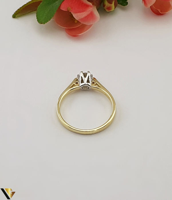 Inel Aur 9k, Diamant 0.33 ct [3]