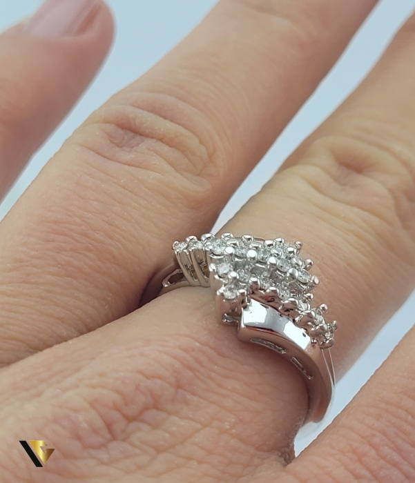 Inel Aur 9k, Diamante 0.21 ct [4]