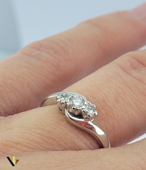 Inel Aur 9k, Diamante aprox. 0.23 ct in total, 2.28 grame [4]