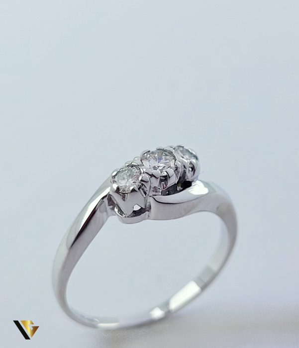 Inel Aur 9k, Diamante aprox. 0.23 ct in total, 2.28 grame [2]