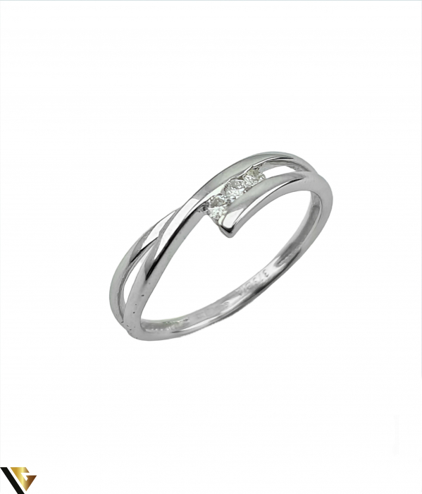 Inel Aur 9k, Diamante [3]