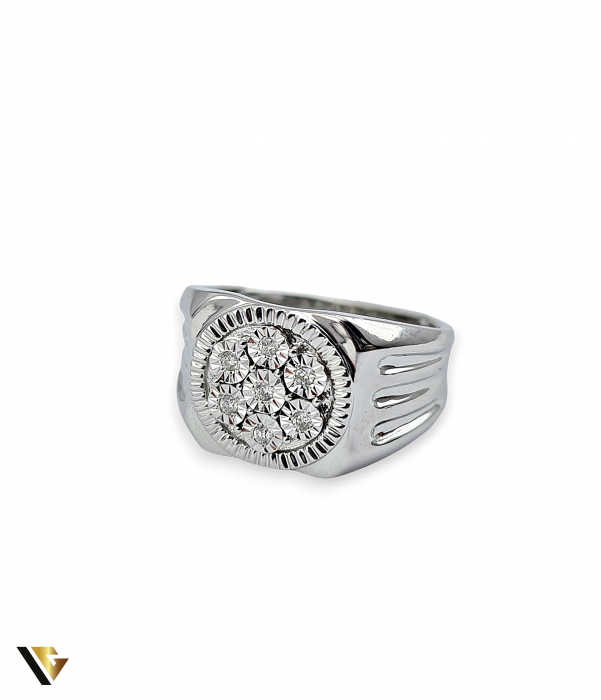 Inel Aur 9k, Diamante de 0.10 ct, 8.30 grame [3]
